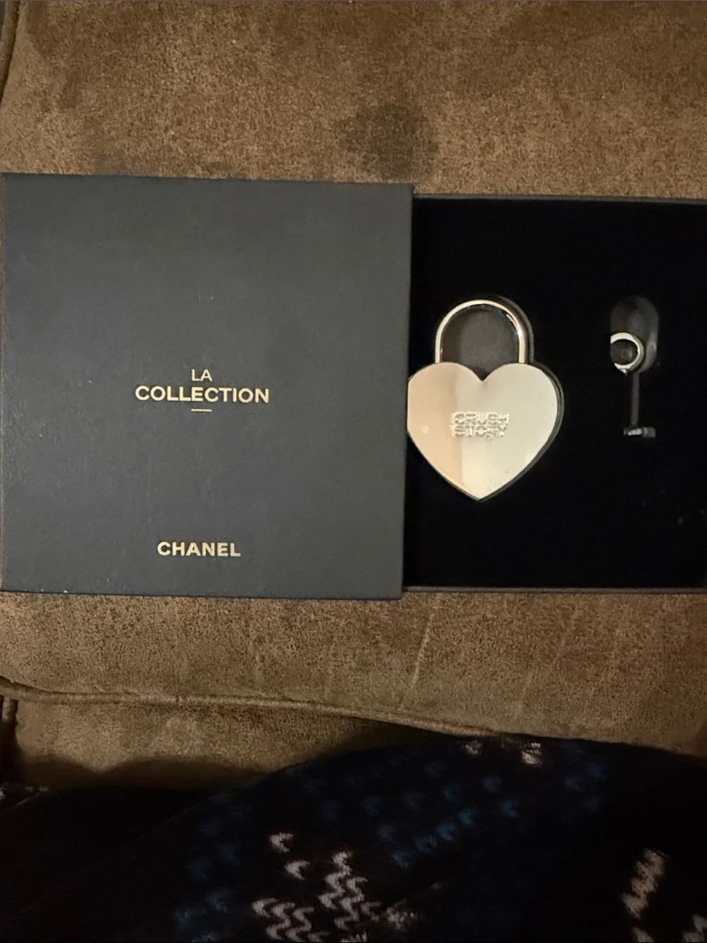 Chanel La Collection Heart Padlock - Silver